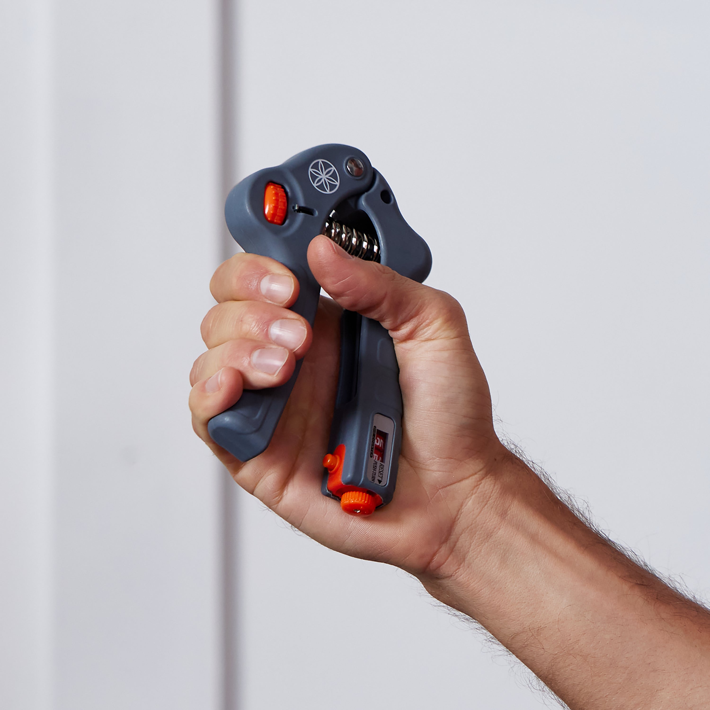 Restore Easy-Adjust Hand Grip up close in hand